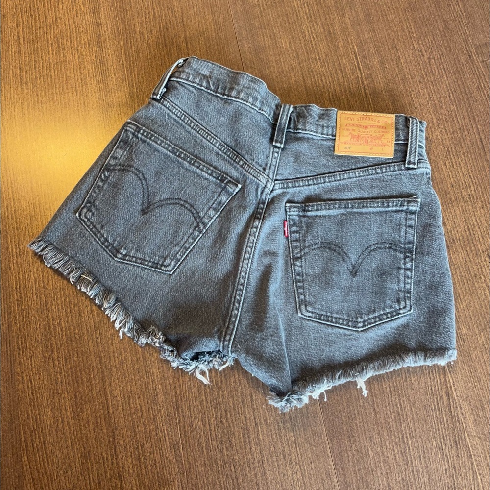 Levi's Women's Gray Denim Shorts
